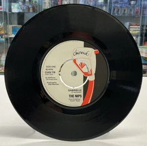 1979 Chiswick Records The Nips Gabrielle Factory Sample 7” Single & Sleeve - Picture 1 of 8