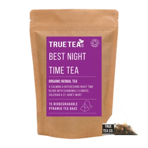 Best Night Time Tea Organic Pyramid Tea Bags - Biodegradable Tea Bags - Picture 1 of 3
