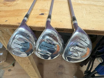 Set of LADIES Affinity ATS Fairway woods 3w, 5w, 7w with Graphite Womens - Image 1 of 4