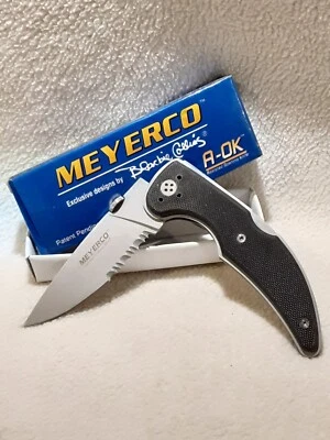 BLACKIE COLLINS DESIGN MEYERCO A-OK FOLDING KNIFE NEW - Image 1 of 4
