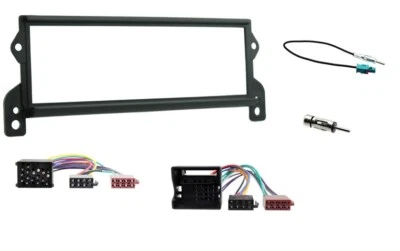 MOTOR GUARD Kit de montaje aéreo de fascia ISO con pasador plano redondo estéreo para automóvil para BMW MINI R50 R52 R53