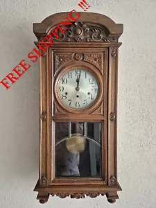 Antique German Kienzle Westminster chime wall clock ( 0633 ) - Picture 1 of 16