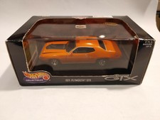 HOTWHEELS 1971 PLYMOUTH GTX ORANGE 1/43 MIB