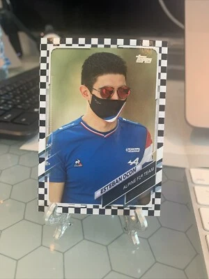 2021 Topps Formula 1 - F1 Drivers Checkered Flag #31 Esteban Ocon - Image 1 of 2