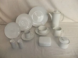 Thomas Germany - Medaillon Platinum Band (thin line) - modern tableware - 7E3B # - Picture 1 of 43