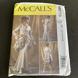 McCalls 6770 Ladies Layered Ruffle Steam Punk Skirt Cosplay New Uncut Pattern - Picture 1 of 2