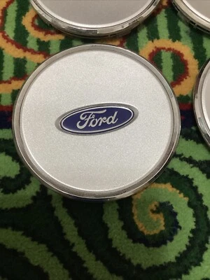 Tapacubos central Ford Windstar Van 2001 2003 1F22-1A096-AB repintado plateado 1 pieza Foto 1 de 4