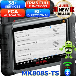 2025 Autel MaxiCOM MK808S-TS as MX808S-TS TPMS Programming OBD2 Diagnostic Tool - Picture 1 of 15