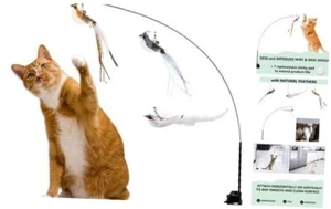 KOTYA 5-in-1 Flying Bird Cat Toy - Interactive Bird Simulation Cat Toy Set - Picture 1 of 7