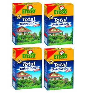 4x 250ml Etisso Total Unkrautfrei Ultra Unkrautvernichter Glyphosat für 4x 500m² - Bild 1 von 1