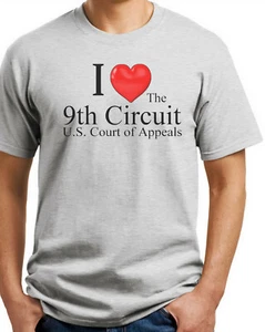 I HEART 9th District Court of Appeals T-Shirt. Ash, Khaki, Weiß, Gelb.    - Bild 1 von 6
