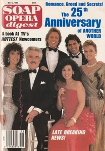 Soap Opera Digest May 2, 1989 ANOTHER WORLD 25th ANNIV-NICOLLETTE SHERIDAN-KNOTS - Picture 1 of 1