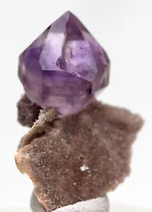 AMETHYST QUARZ Kristall Cluster Mineral Probe lila AFGHANISTAN - Bild 1 von 4