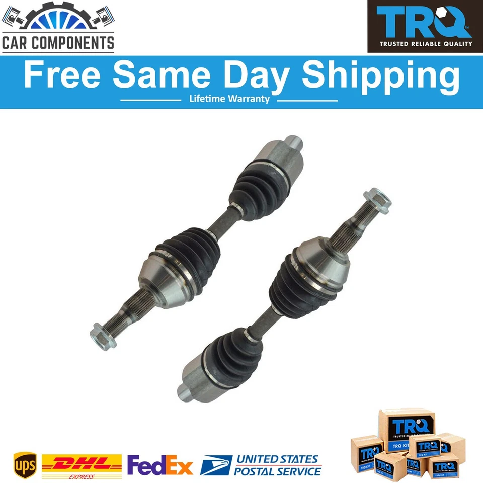 TRQ 全新前 CV 轴轴总成对 2 件套适用于凯迪拉克 Eldorado Seville — 第 1/3 张图片