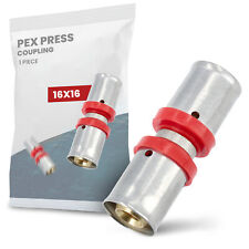 PEX Pressfitting Kupplung 16 x 16 Sanitärinstallation Verbundrohr Fitting