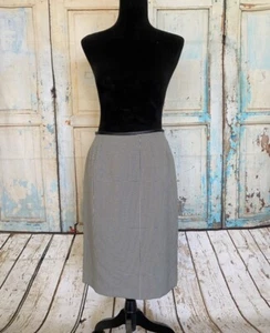 Kasper ASL Women’s Black and White Checkered Pencil Skirt Lined Size 8P - Picture 1 of 12