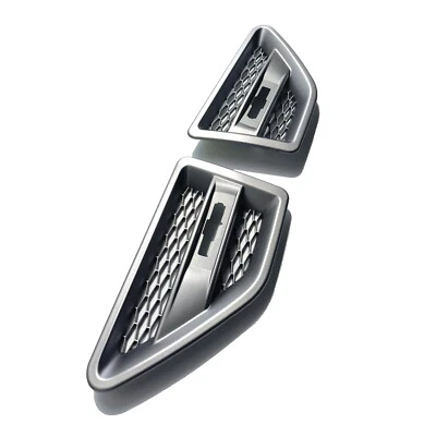 PER LAND ROVER FREELANDER 2 LR2 2006-2016 GRIGLIA COPERCHIO BOCCHETTA ARIA LATO ARGENTO - Immagine 1 di 4