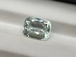 Natural Beautiful Blue Aquamarine Emerald Shape Cut Stone 5.80 Carats AQ03 - Picture 1 of 7