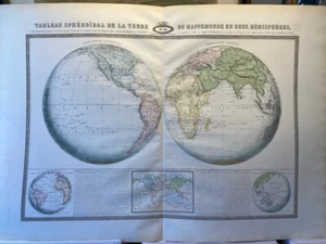 Atlas sphéroïdal et universel de Géographie, Garnier 1862 - Picture 1 of 1
