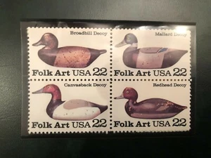 #2138-41 – 1985 22c Broadbill Duck Decoys MNH - Picture 1 of 1