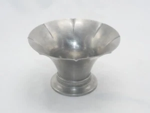 old vintage tin pewter Swedish bowl stamped Svenskt tenn E8 Garan - Picture 1 of 10