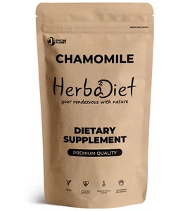 Chamomile 20:1 Extract Powder APIGENIN Matricaria Recutita Anxiety Restful Sleep - Picture 1 of 3