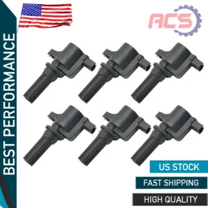 6x Ignition Coils FD496 For Jaguar S-Type 2000-2003 Lincoln LS 2000-2005 V6 3.0L - Picture 1 of 7