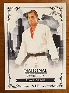 2013 Leaf National Sports Collectors Convention ROYCE GRACIE MMA UFC 