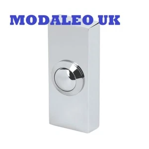 Byron 2204BC Wired Doorbell Bell Push Chrome- 2204BC - Picture 1 of 3