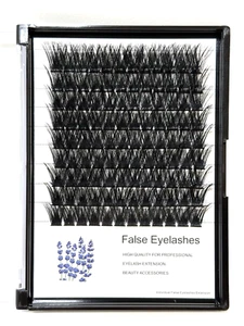 108 pcs, 20mm, Eyelashes Dramatic Look Cluster Volume, NEW - Picture 1 of 3