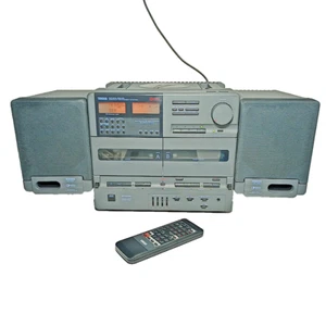 Chaîne Hi-Fi Yamaha AST-C10 – Vintage Natural Sound Boombox Radio Cd Cassettes - Imagen 1 de 24