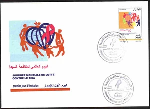 Algeria 2005 - World  AIDS Day - 1v ,Scott# 1363 - FDC - Picture 1 of 1
