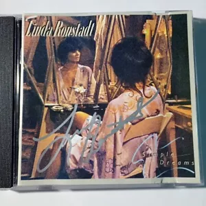Linda Ronstadt Simple Dreams signed Autogramm CD mit COA Proof Pop Rock Sängerin - Bild 1 von 6