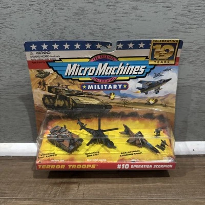 90’s MOC Gallon Micro Machines Military Terror Troops #10 Operation Scorpion FT1 - Image 1 of 4