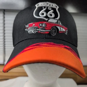 Banana Expression Route 66 1958 Chevy Corvette Hook & Loop Strap Back - Picture 1 of 12