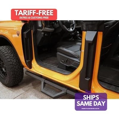 Dee Zee DZ4619, Kit Plástico Negro Se Adapta a 21-Cubiertas de Bisagra de Puerta Ford Bronco 4 Puertas  Foto 1 de 4