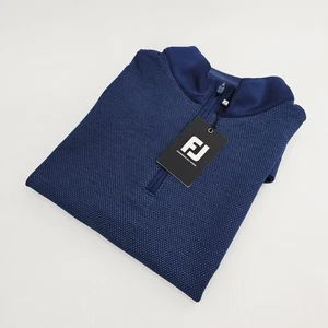 FootJoy Golf Tonal Block Vest Mens X-LARGE XL Navy Moisture Wicking Stretch NEW - Picture 1 of 12