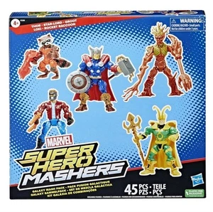 Marvel Super Hero Mashers Thor und Guardians of The Galaxy Mash Pack. KOSTENLOSER VERSAND - Bild 1 von 2