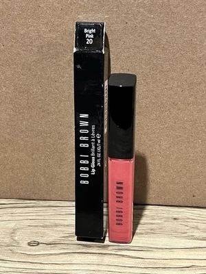 Bright Pink 20 BOBBI BROWN LIP GLOSS LIPGLOSS .24 OZ / 7 ML  HTF NIB - Image 1 of 2