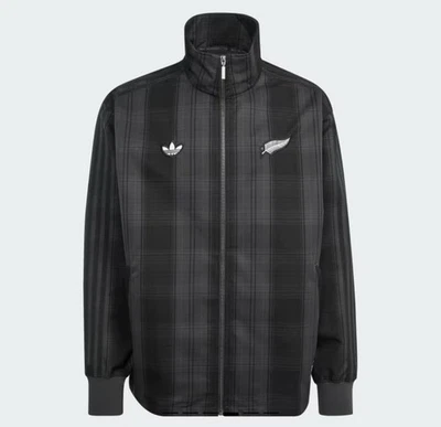 NWT Adidas Originals All Blacks Plaid Woven Firebird Track Jacket Large $140 - Image 1 of 4