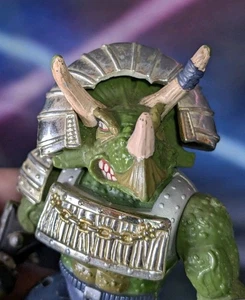 Vintage 1994 TMNT Shogun Triceraton Teenage Mutant Ninja Turtles senza coda 1990  - Foto 1 di 8