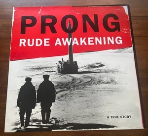 Póster promocional PRONG "Rude Awakening" 24"x24" RARO 1996 COMO NUEVO - Imagen 1 de 3