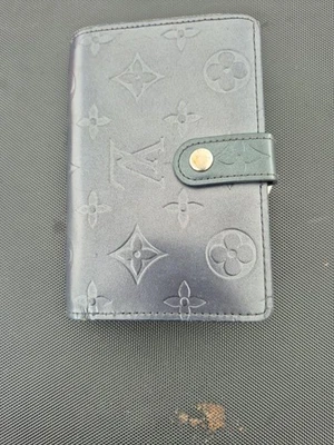 Cartera Louis Vuitton Mat Monograma Francés Cartera Azul DE COLECCIÓN Foto 1 de 4