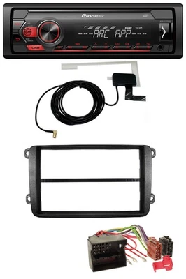 Pioneer 1DIN USB DAB MP3 AUX Autoradio für VW Golf V VI Touran Passat 3C Caddy E - Bild 1 von 4