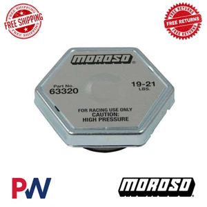 Moroso 19-21 lb Racing Radiator Cap For Standard Size Rad Filler Necks 63320 - Picture 1 of 2