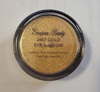 PURE ESSENTIALS BARE EYE SHADOW MINERALS/LINER - 24KT GOLD - 10G Sifter Jar - Image 1 of 3