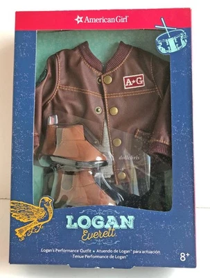 American Girl Logan Performance Outfit Boy Doll Clothes Jacket Jeans Shirt Shoes - Image 1 of 3