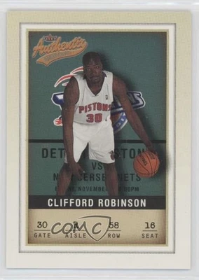 2001-02 Fleer Authentix Clifford Robinson #58 - Image 1 of 2