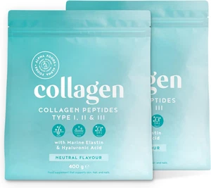 Collagene in Polvere | Collagen Peptides Idrolizzato Puro Con Acido Ialuronico | - Foto 1 di 12
