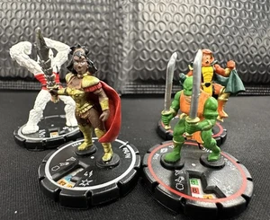 Lot Of 4 Heroclix Wizkids Kobra Fanatic Nu’Bia Ultrahumanite - Picture 1 of 5